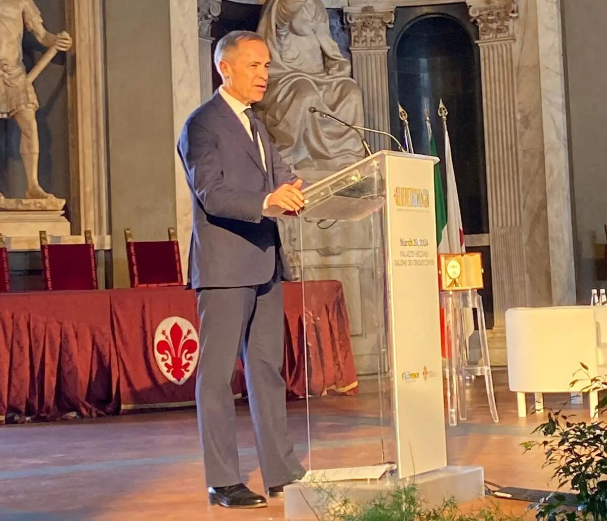Fondazione The Club of Florence, a Mark Carney Renewed Humanism Award - 