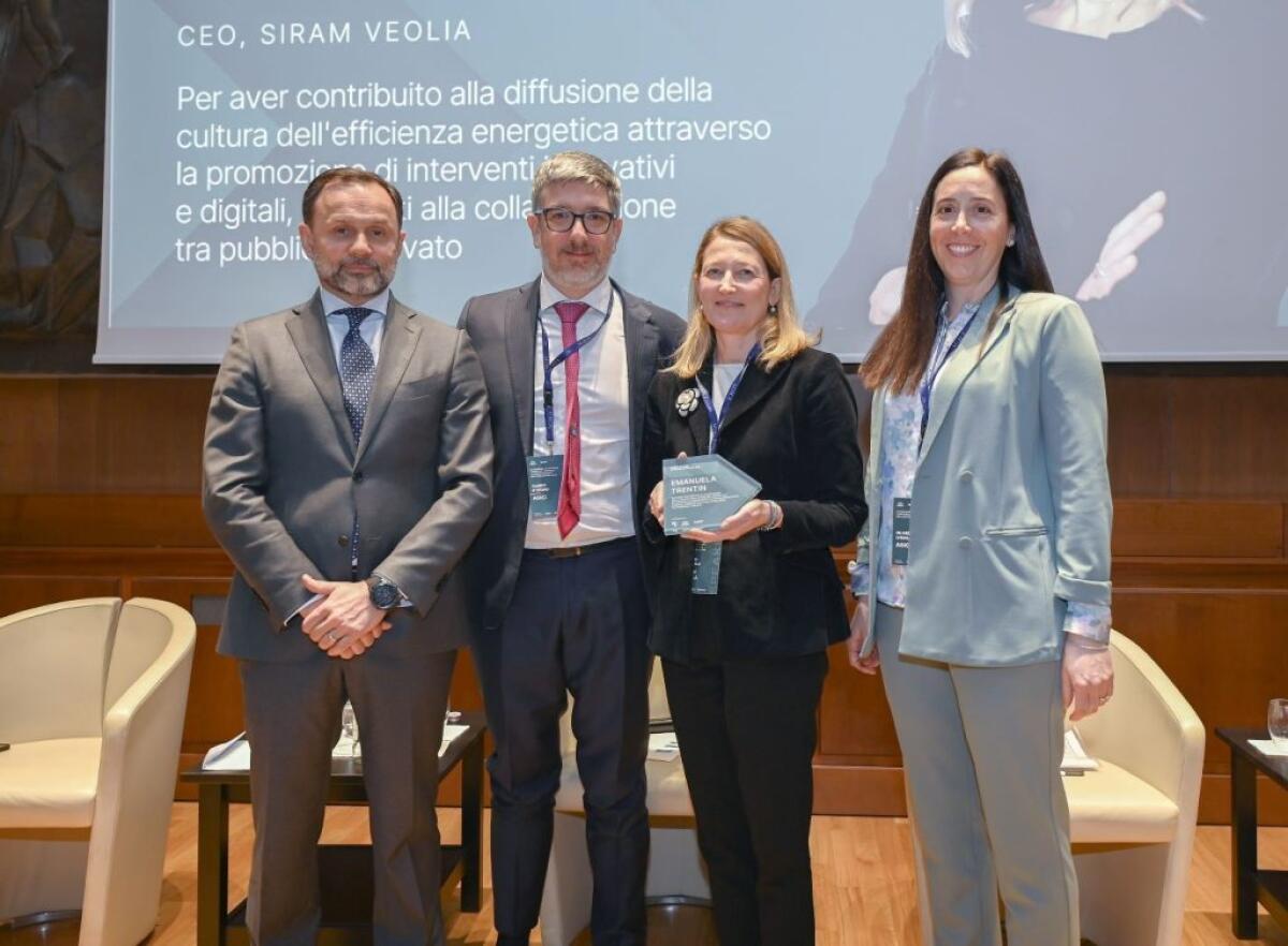 Emanuela Trentin vince il premio “Manager Efficienza Energetica” 2024 - 