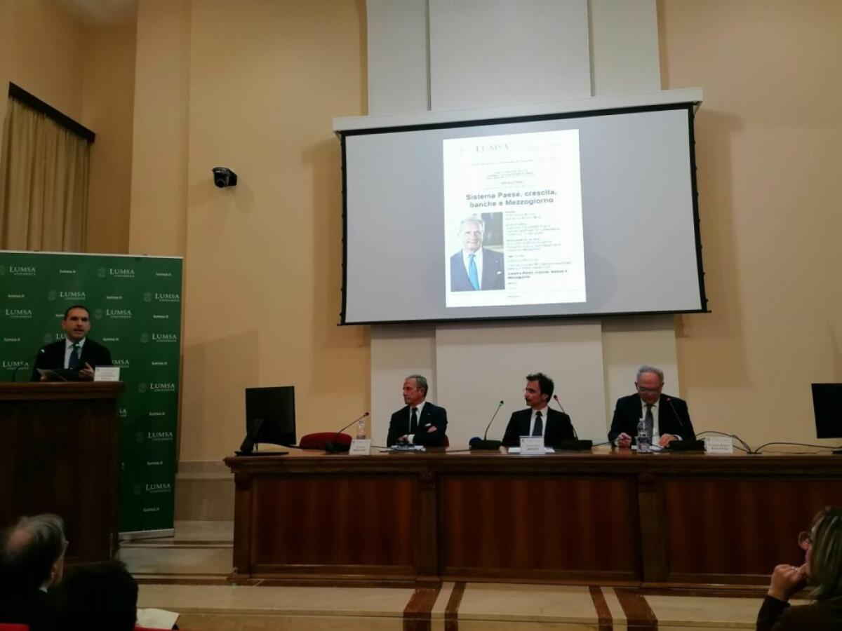 Miccichè incontra studenti Lumsa a Palermo “Banche fondamentali per sviluppo del Sud” - 