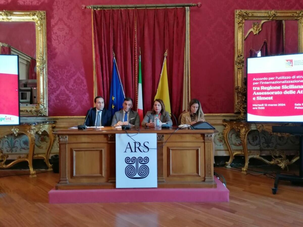 Internazionalizzazione imprese, accordo tra Regione Siciliana e Simest - 