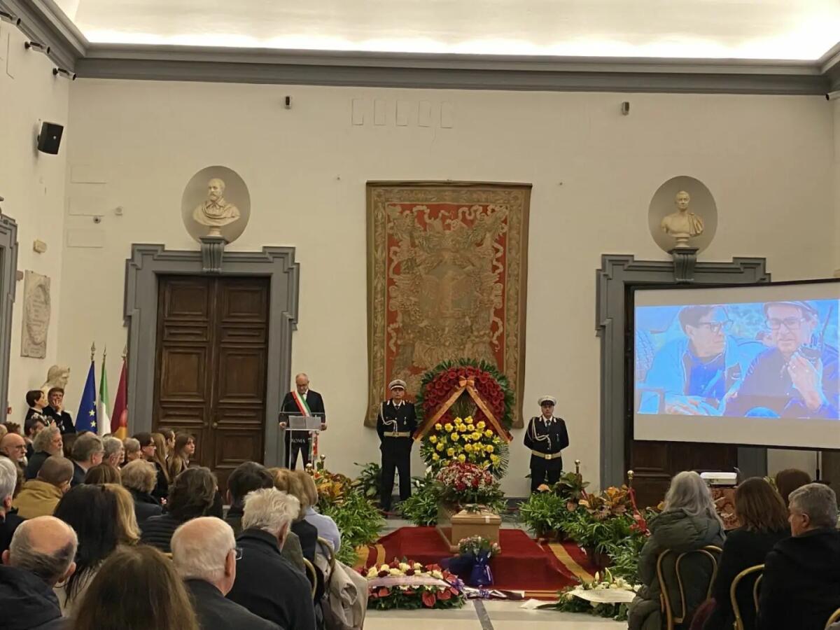 L’ultimo saluto a Paolo Taviani, cerimonia laica in Campidoglio - 