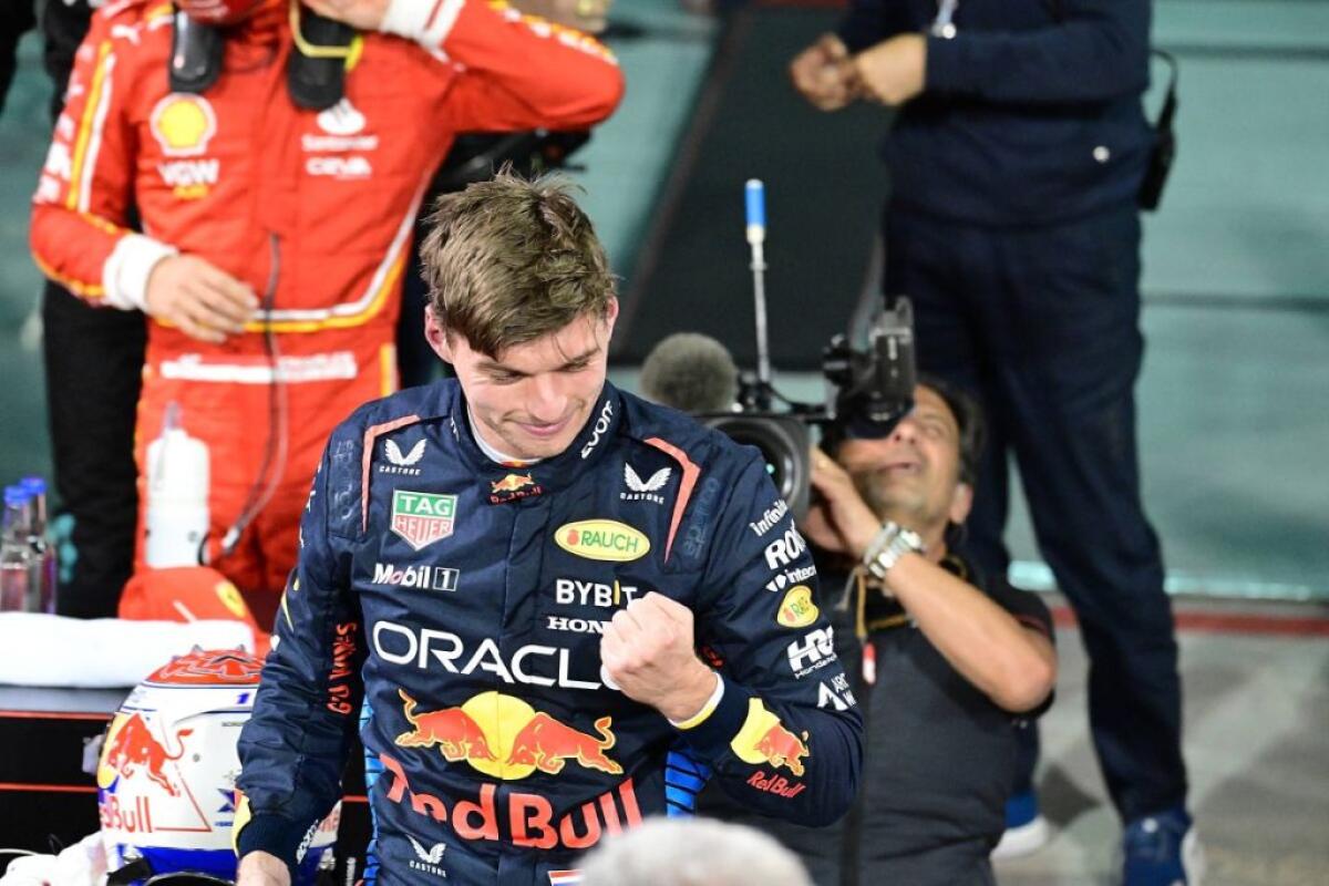 Subito Verstappen a segno in Bahrain, Sainz sul podio - 