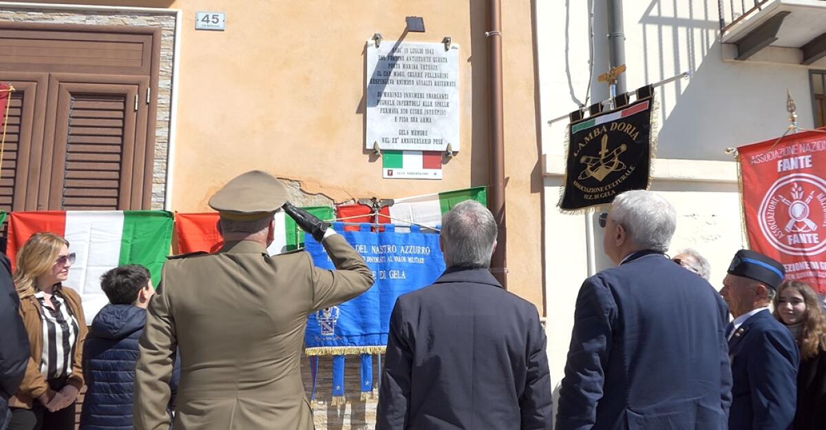 Lamba Doria restaura le targhe dei militari caduti -