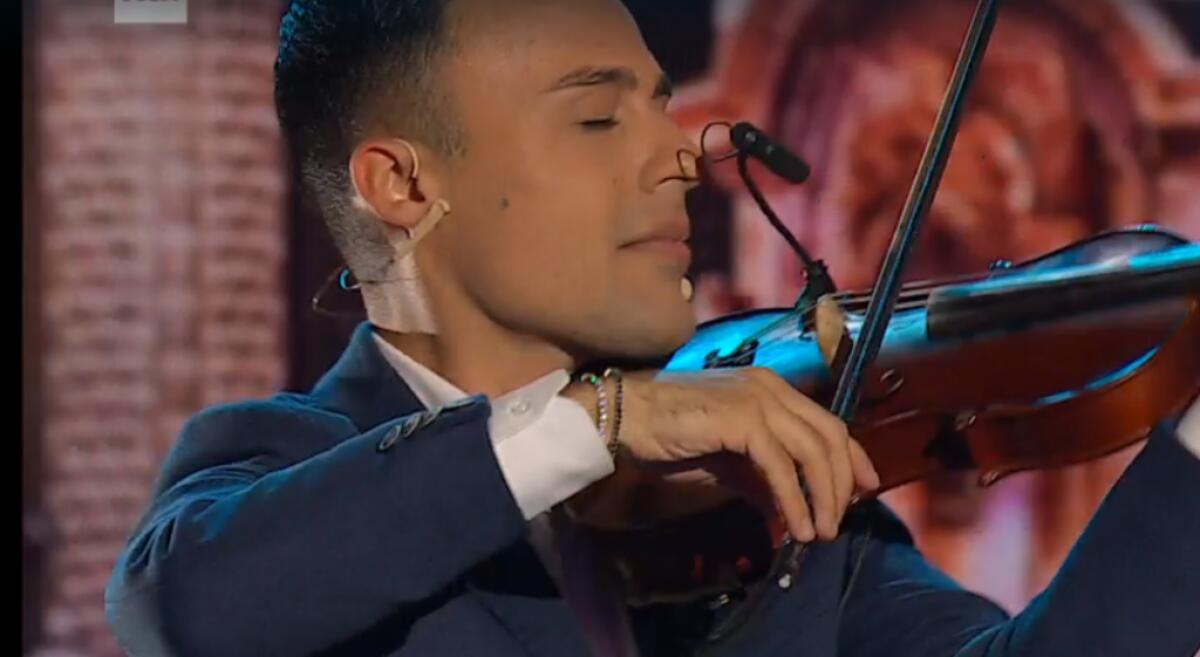 Il violinista Marco Di Menza finalista su Rai2 - 