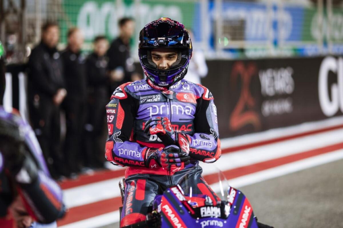 Pioggia in Qatar, Martin il più veloce del venerdì - 