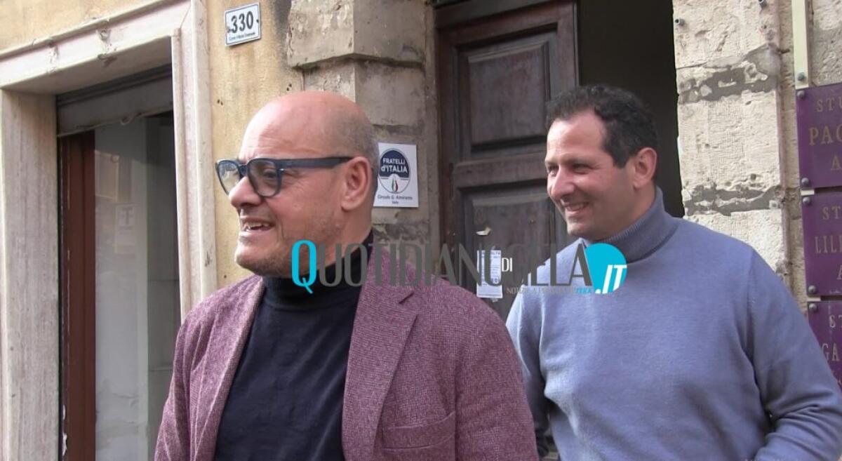 "FI non vuole rompere con FdI", Pepe: "Indichino un candidato che rappresenti la coalizione" - Il coordinatore cittadino di Forza Italia Vincenzo Pepe e il presidente provinciale FdI Gianluca Nigrelli