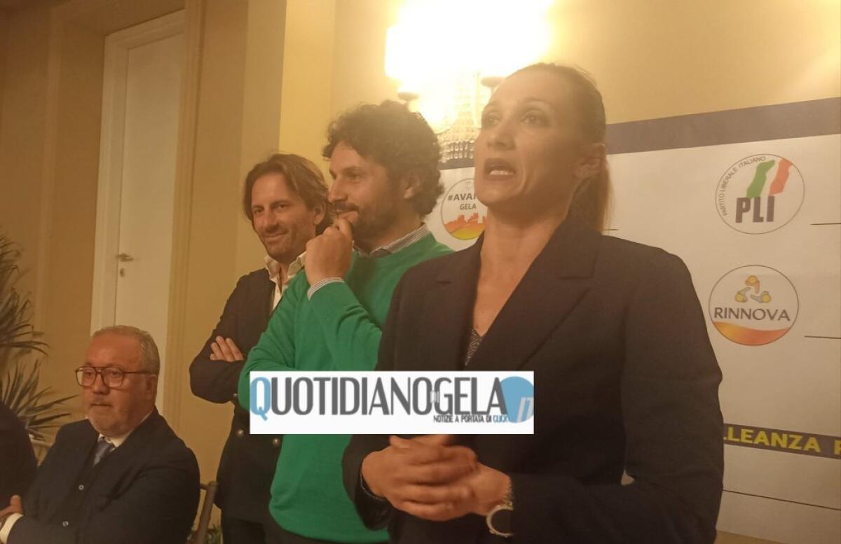 "Alleanza per Gela" sfida il centrodestra ufficiale: Scerra, "FdI? Non è una questione che mi interessa" - Scerra insieme ad Ascia, Pellegrino e Sammito