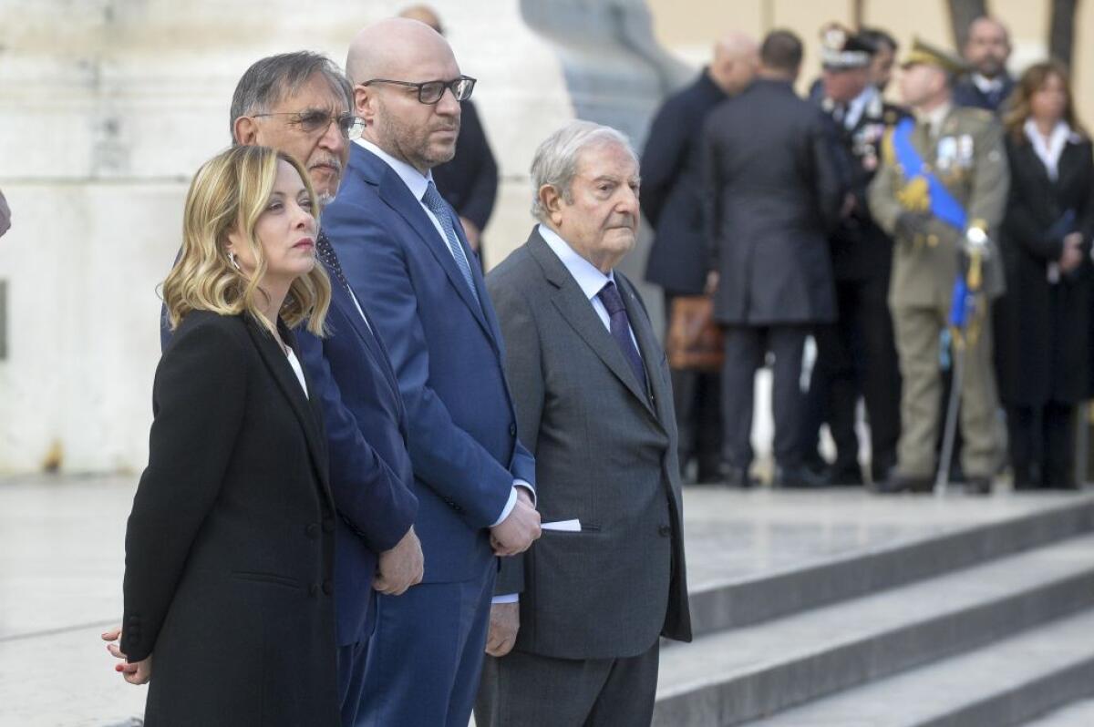 25 Aprile, Meloni “Fine del fascismo pose basi per ritorno a democrazia” - 