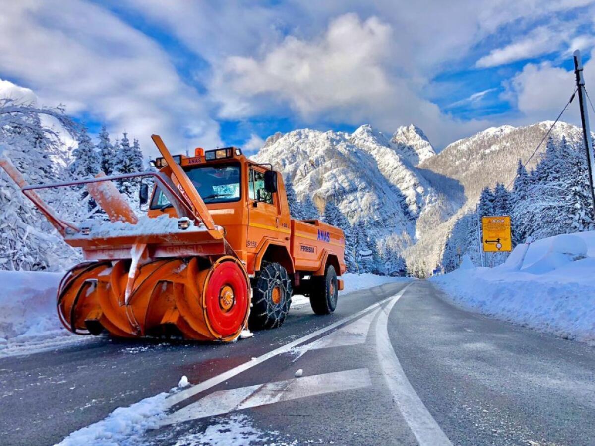 Piano Neve 2023/24 dell’Anas, oltre 12.000 interventi in tutta Italia - 