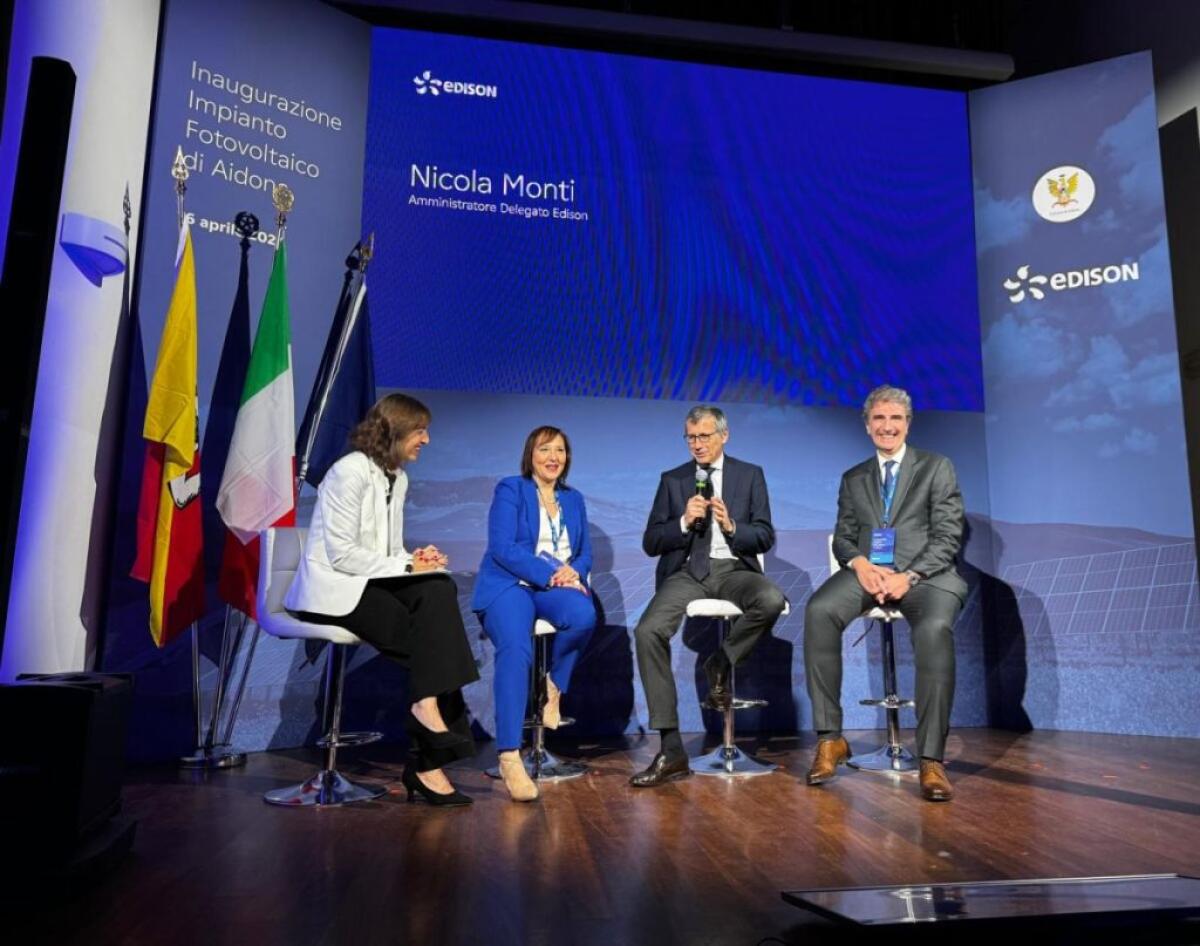 Edison inaugura un nuovo impianto fotovoltaico da 41 MW in Sicilia - 