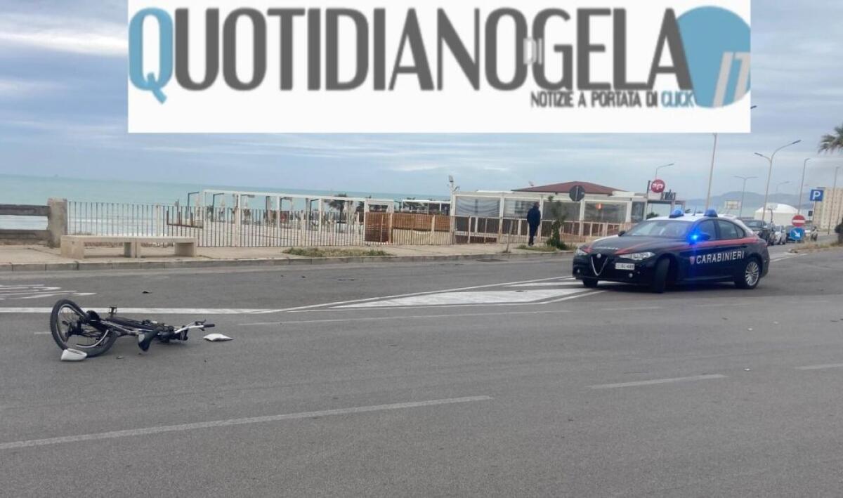 Incidente sul lungomare, ciclista rimasto ferito -