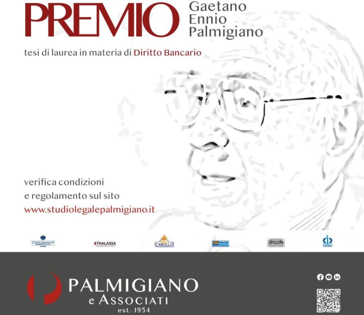 Tesi di laurea in Diritto bancario, premio “Ennio Palmigiano” - 