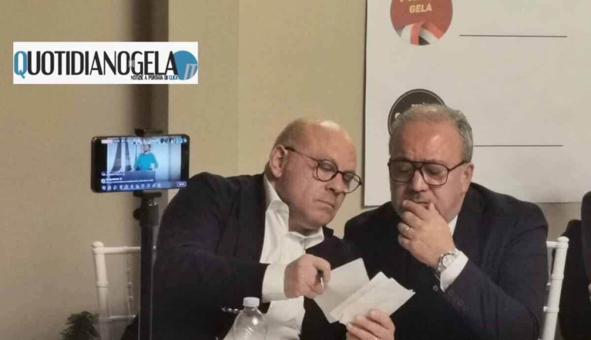 "Partiti? Alle europee voterò centrodestra", Federico: "Ma in città devono decidere i gelesi" - Federico e il presidente del consiglio comunale Salvatore Sammito sono fra i fondatori dell'alleanza