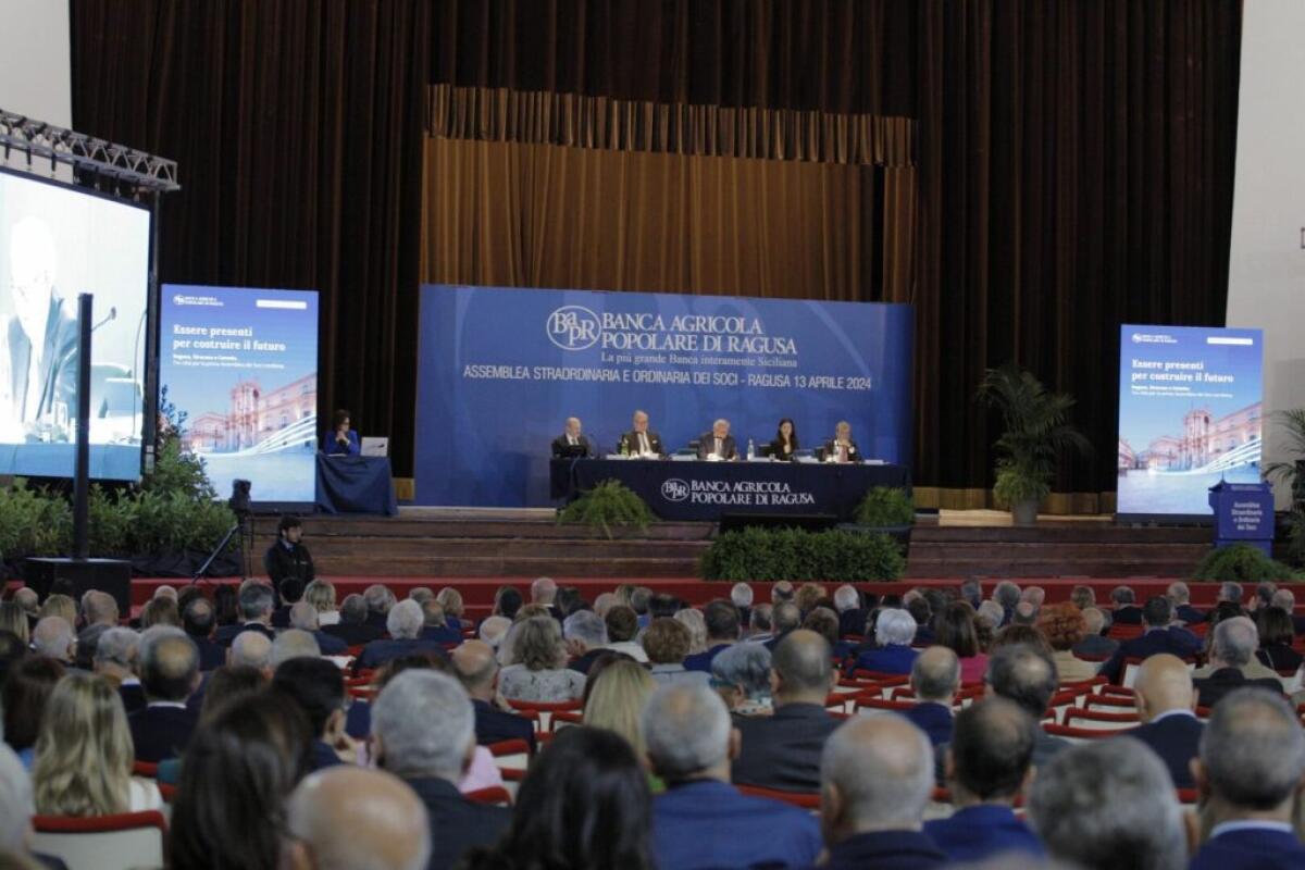 Banca Agricola Popolare di Ragusa, nel 2023 utile netto 30,1 milioni - 