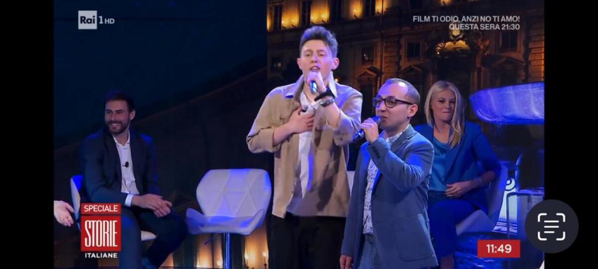 Autismo, la giornata internazionale: Samuele Di Natale si è esibito in onda su Rai 1 -