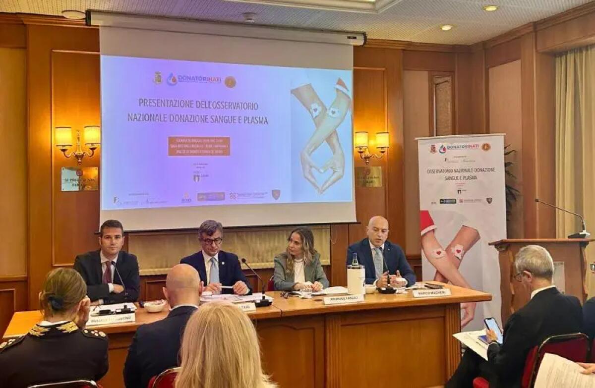 In forte calo in Italia il numero di donatori di sangue - 
