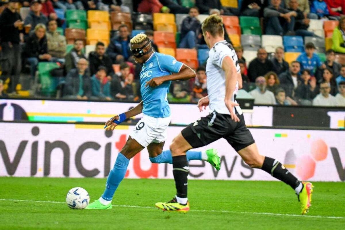 Osimhen non basta, il Napoli fa 1-1 a Udine - 