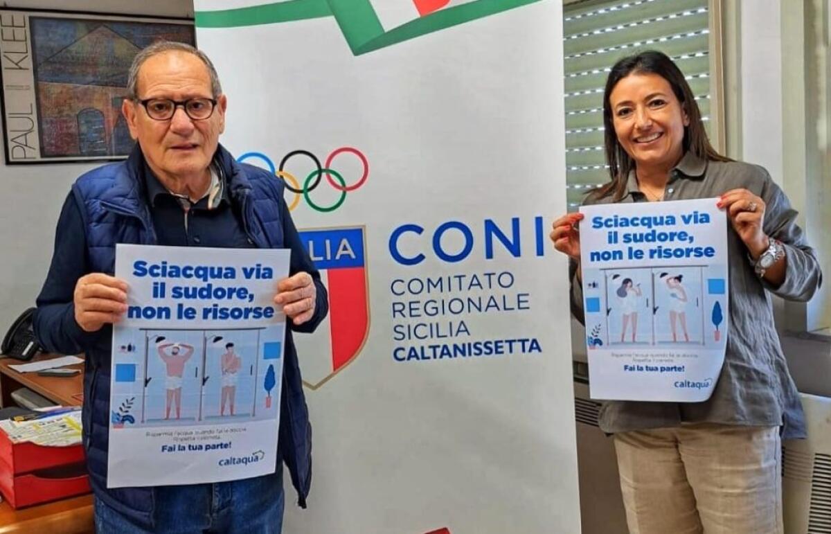 Consumare acqua con responsabilità, appello di Coni e Caltaqua agli sportivi -