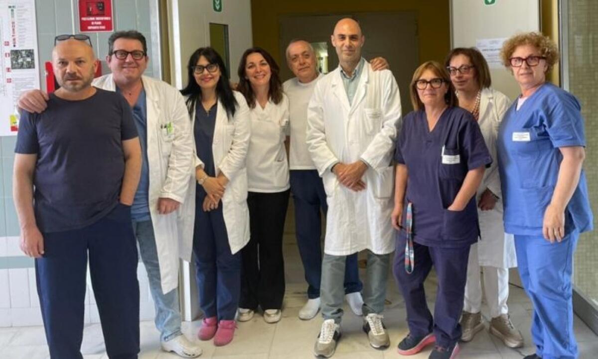 Terapia innovativa per il parkinson, primo paziente è gelese: "In città sarebbe stato impossibile" - L'equipe dell'ospedale di Caltagirone (foto La Gazzetta del Calatino.it)