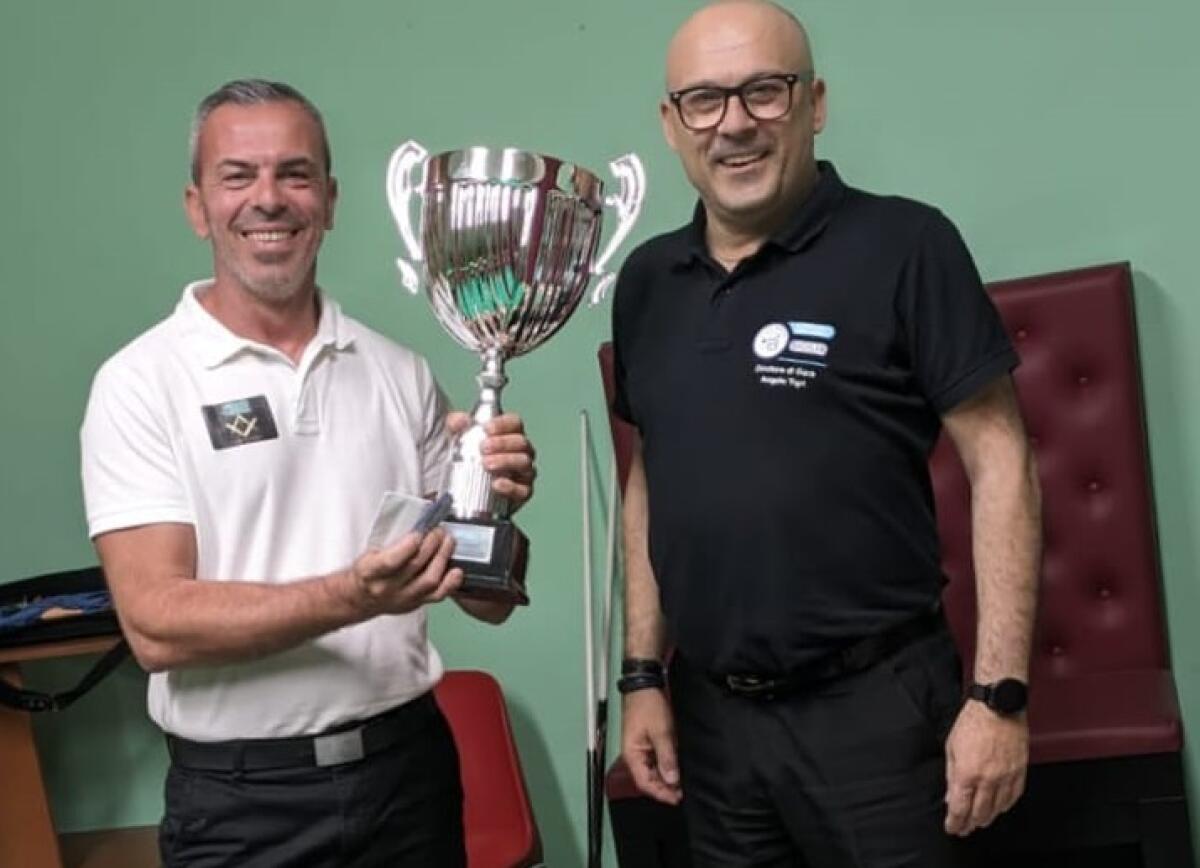 Biliardo, Oscar Comandatore campione regionale in Coppa Sicilia - 