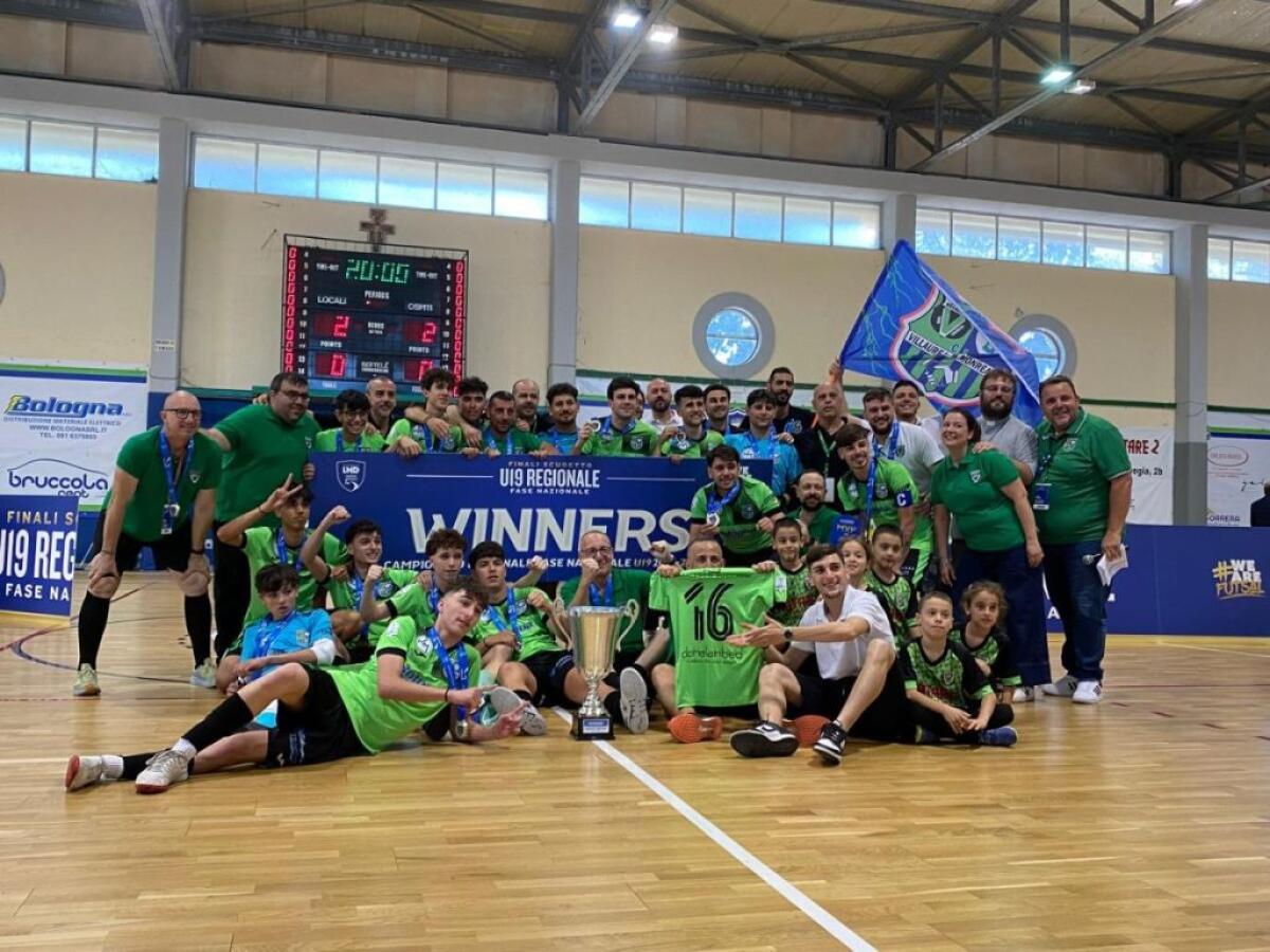 Calcio a 5, Villaurea Monreale campione d’Italia U.19 -