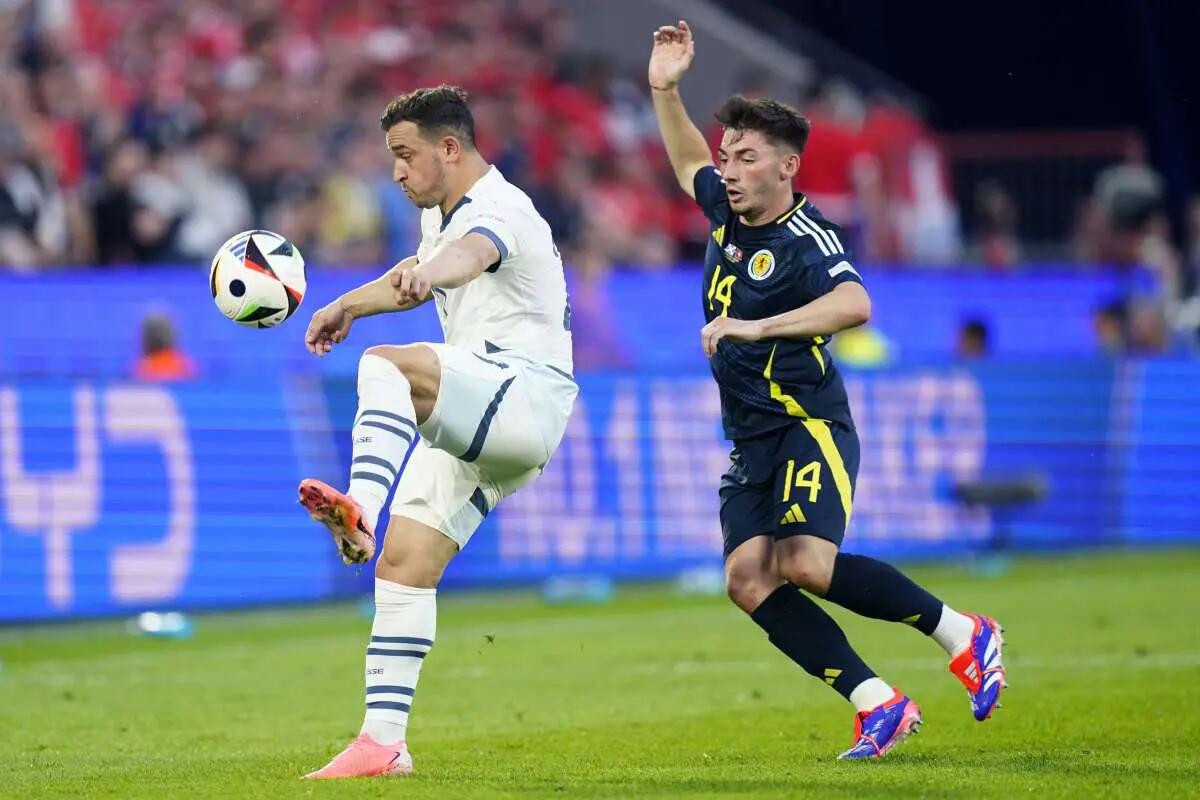 McTominay e Shaqiri in gol, Scozia-Svizzera 1-1 -
