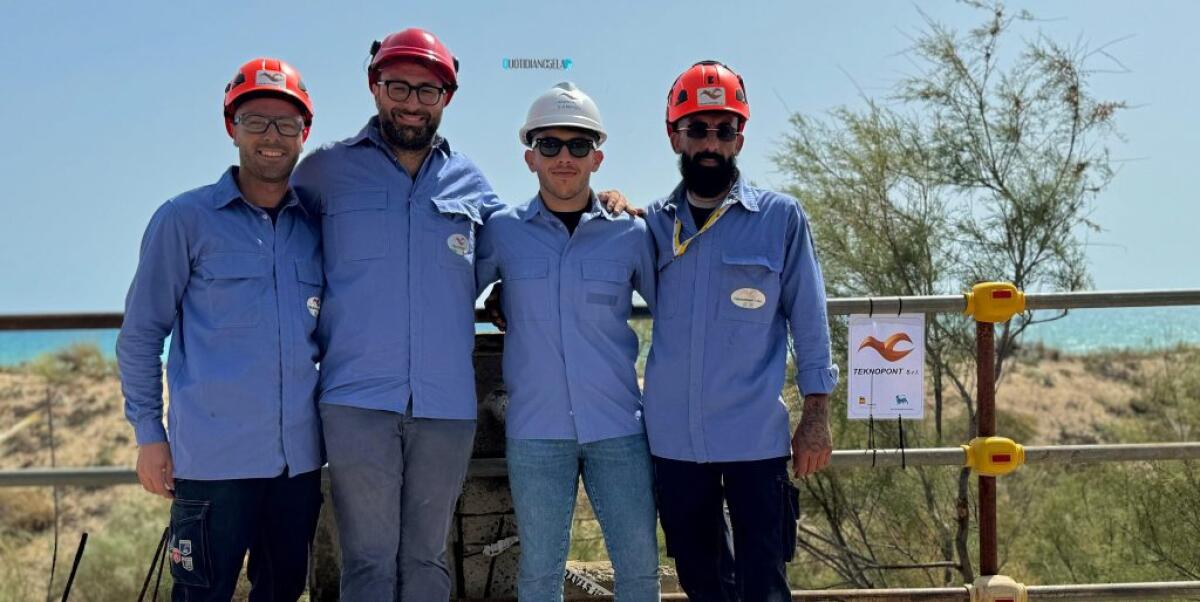 Lungomare, parapetto ceduto ingegneri e operai l'hanno messo in sicurezza -