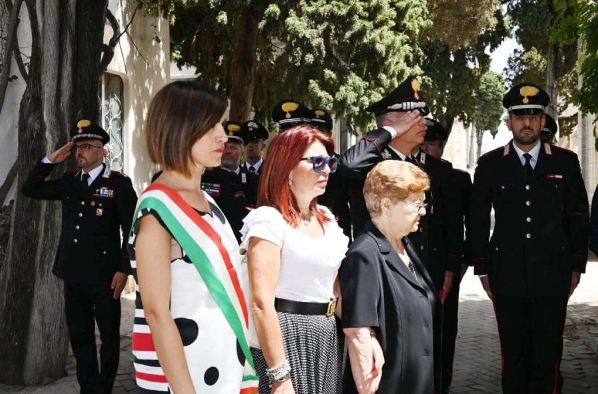 La commemorazione di D'Immè, è stato ricordato dai carabinieri e dalle istituzioni locali - 