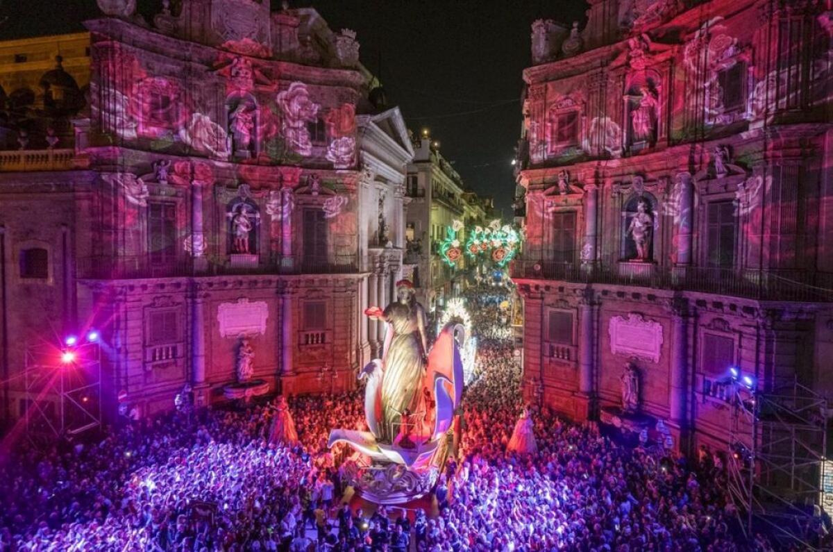 Palermo, in 350 mila per il 400esimo Festino di Santa Rosalia - 