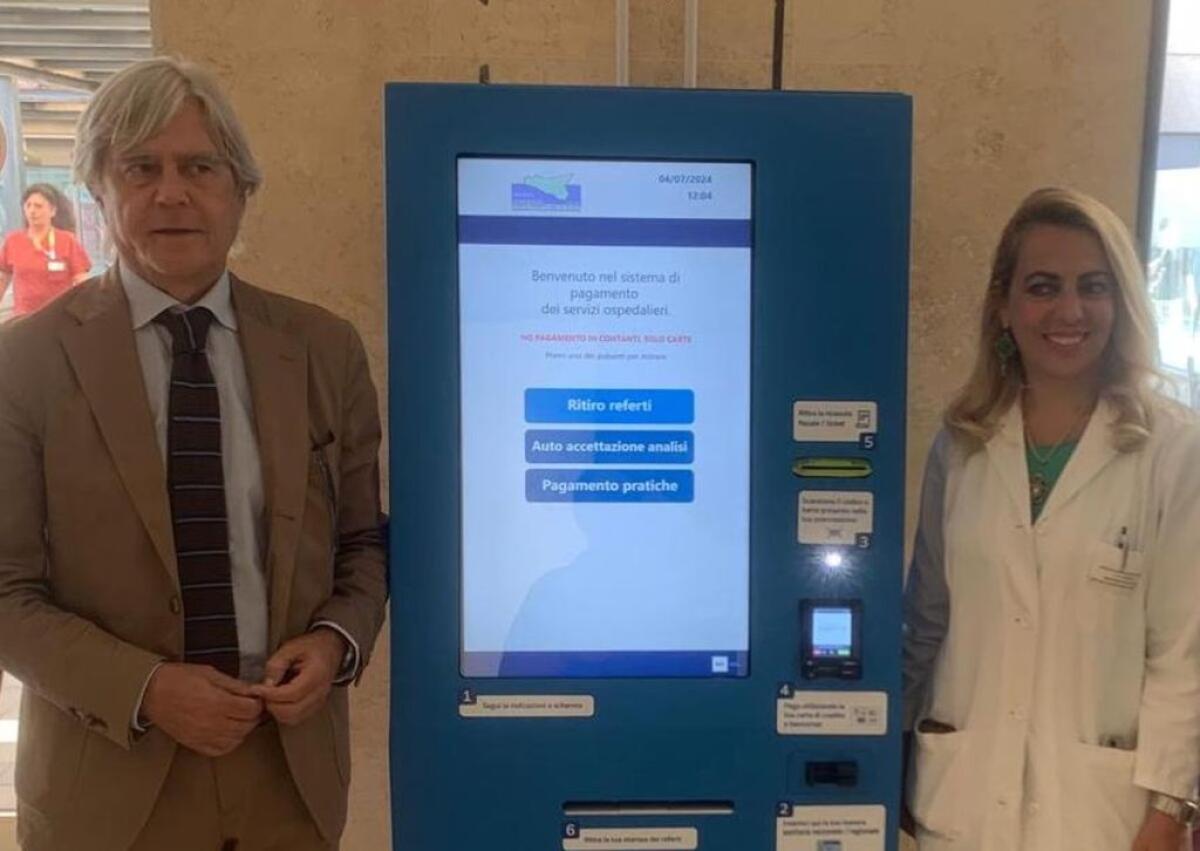 Sanità, all’Arnas Garibaldi si paga al Totem e ci si muove con app - 