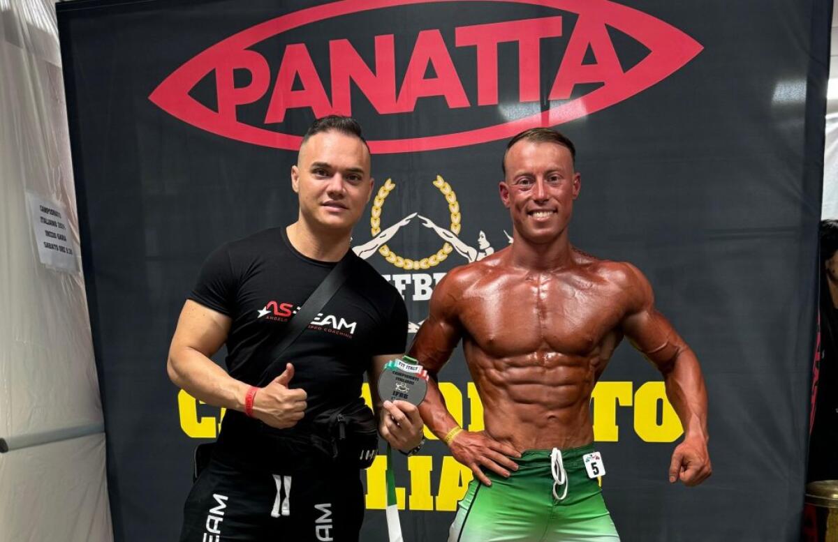 Bodybuilding, doppio titolo di vice-campione italiano per Capurro - 