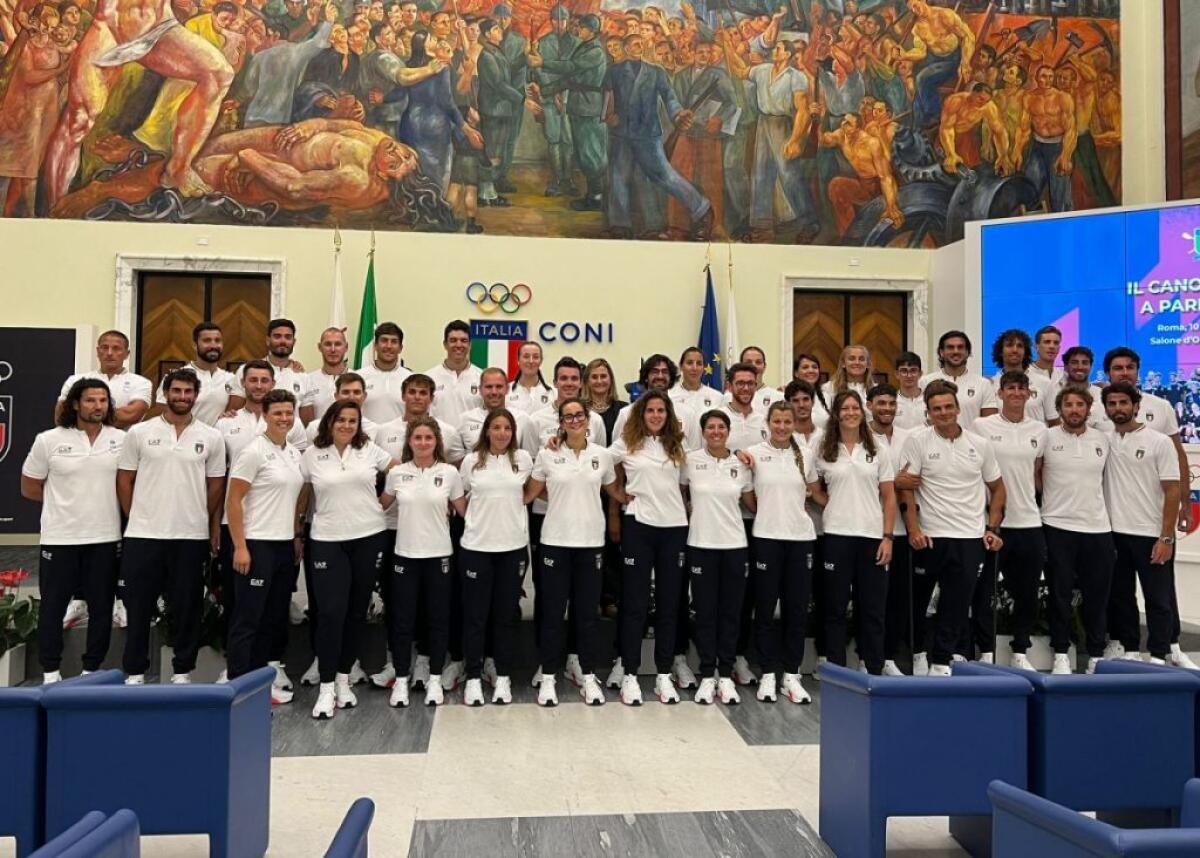 Presentata la squadra azzurra di canottaggio per Parigi - 