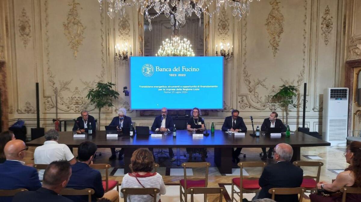 Transizione energetica, Banca del Fucino incontra le imprese a Roma - 