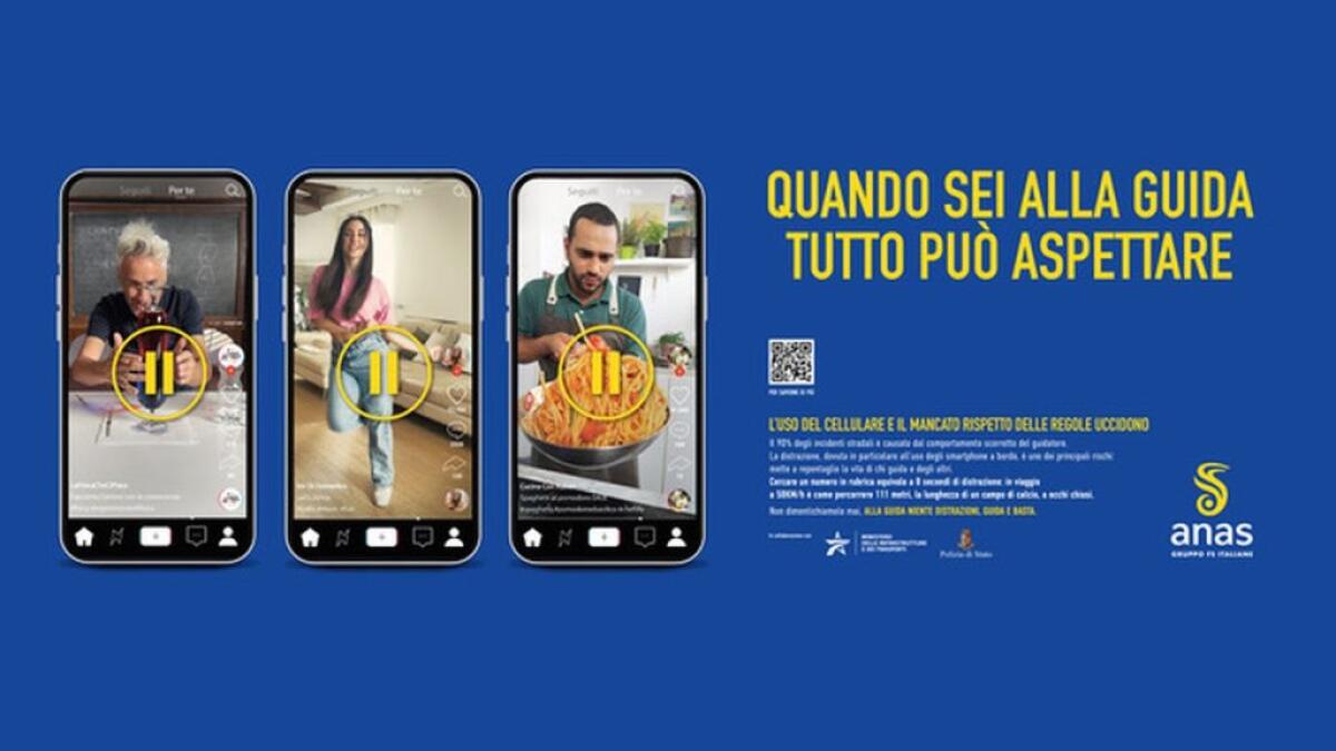 Sicurezza stradale, al via lo spot Anas “Guida e Basta” - 