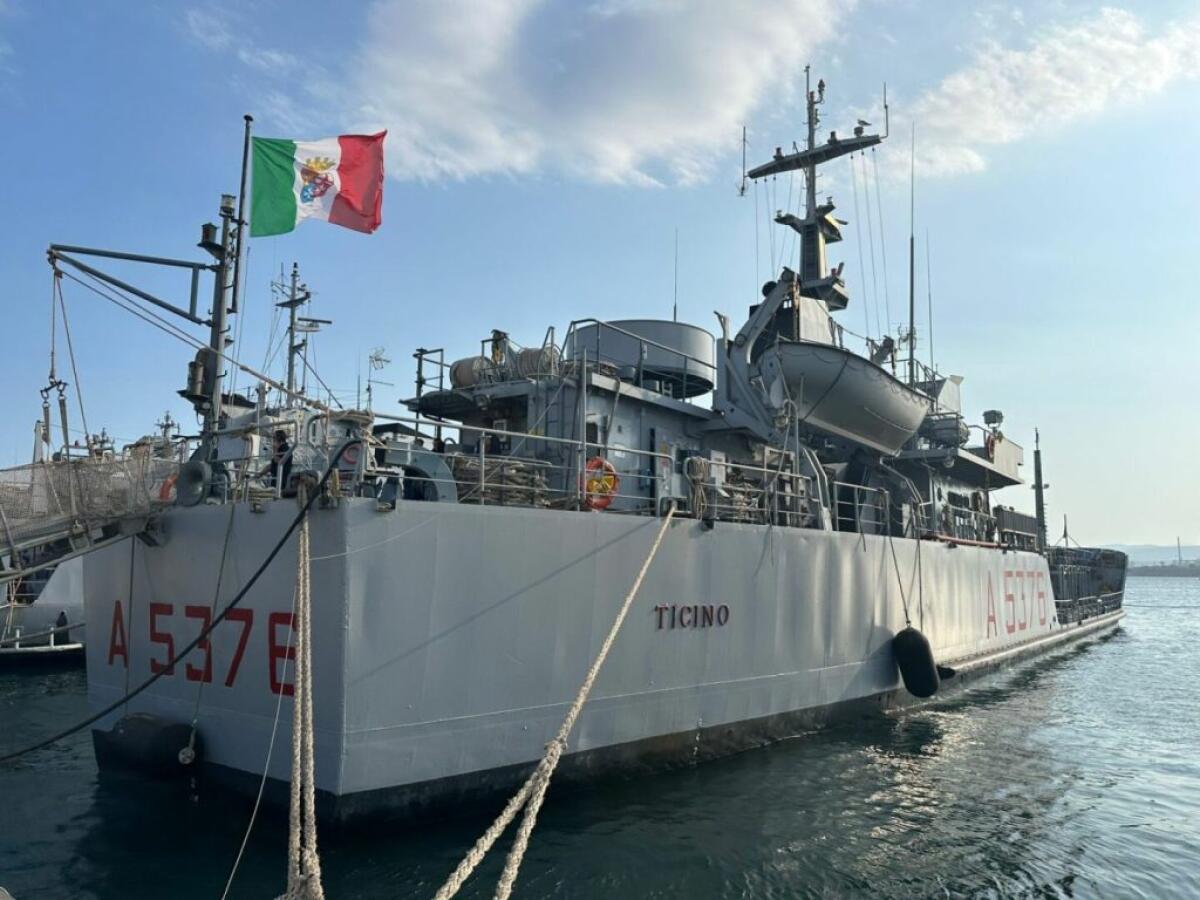 Emergenza siccità, la nave “Ticino” diretta a Licata con 1200 metri cubi d’acqua - 