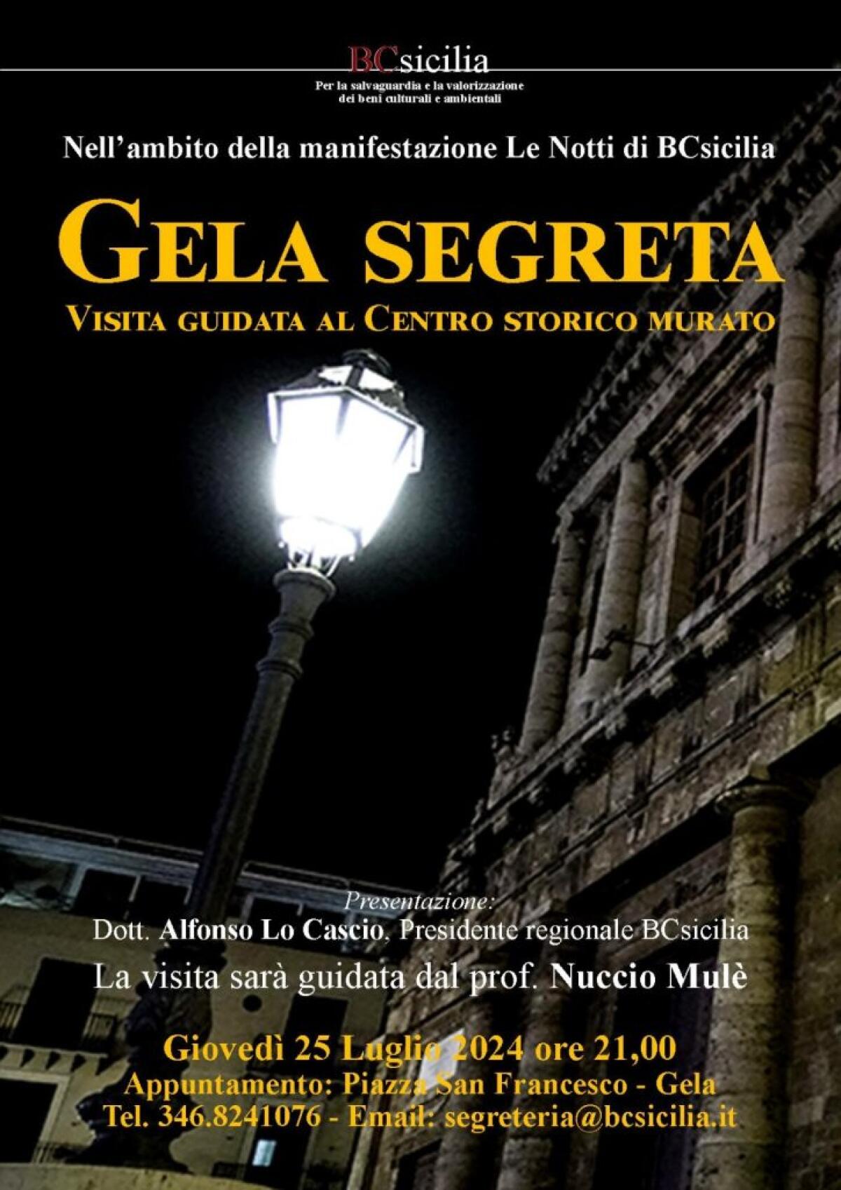 Ritorna la visita alla Gela segreta, raduno domani sera in centro storico - 