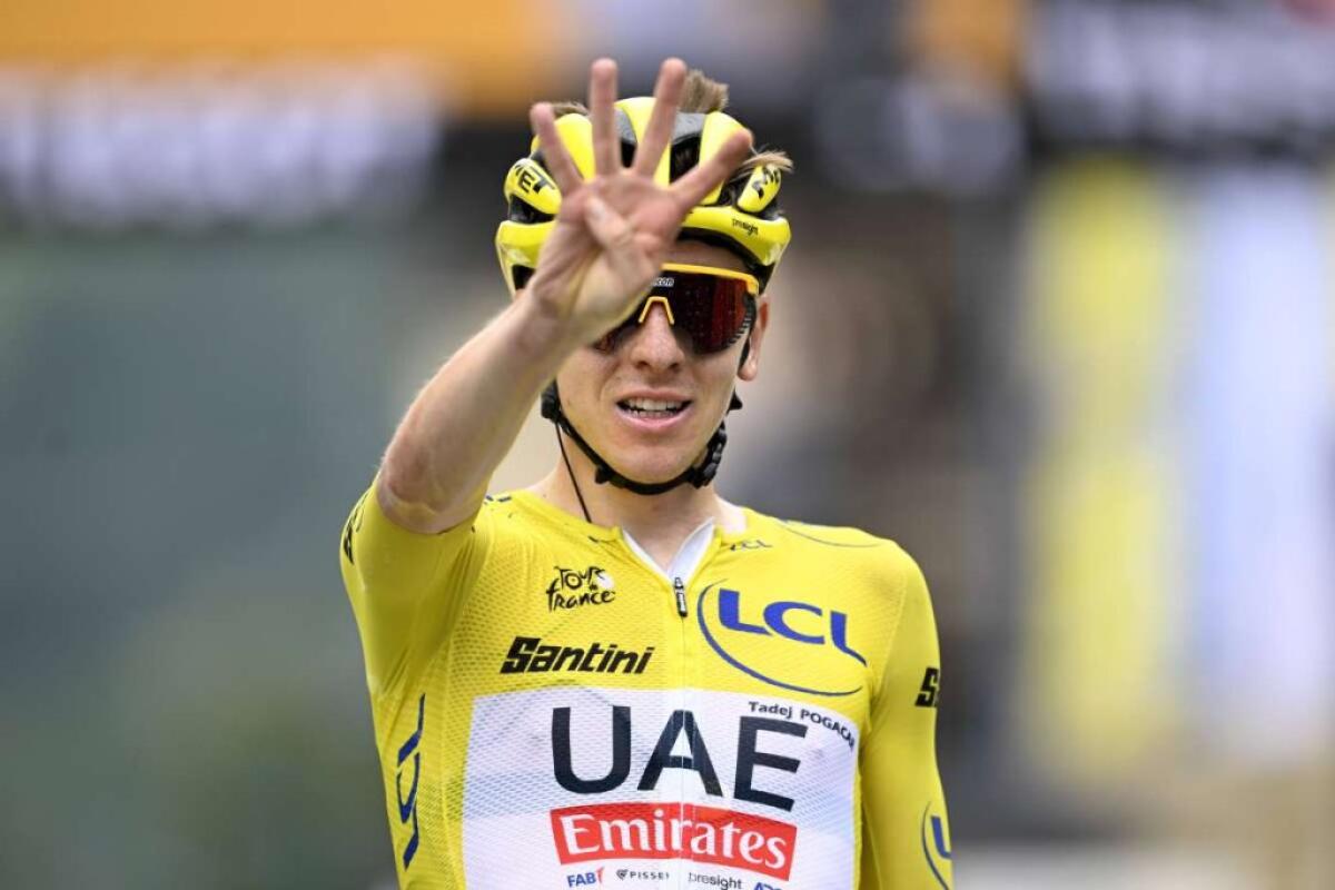 Pogacar fa poker al Tour e blinda la maglia gialla - 