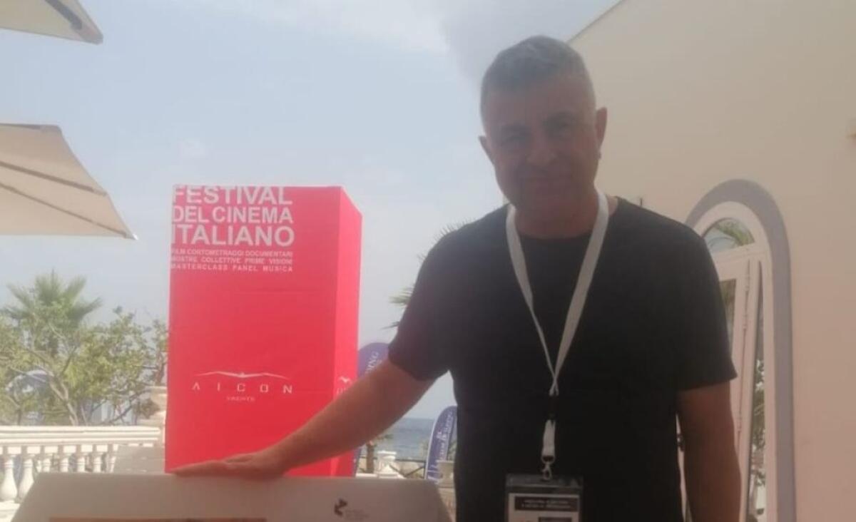 Biagio Maimone presenta il suo libro al Festival del Cinema italiano - 