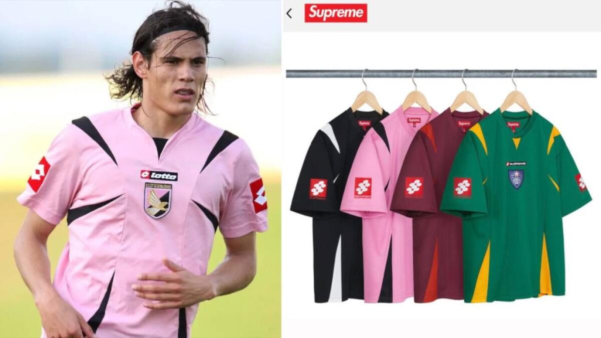 Riproduzione maglia Palermo 2006-2007 nella nuova collezione Supreme - 