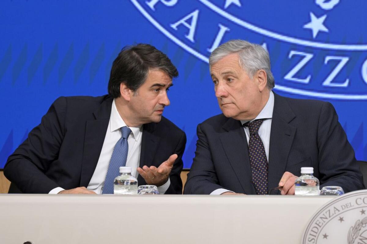 Ue, Tajani “Cdm 30/08 dovrebbe formalizzare nomina Fitto a Commissario” - 