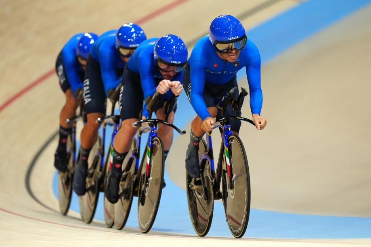 Bronzo Italia nell’inseguimento a squadre maschile -