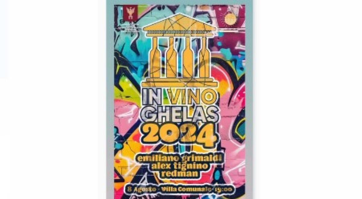Tornano musica e vino con "In vino Ghelas", l'appuntamento è alla villa comunale -