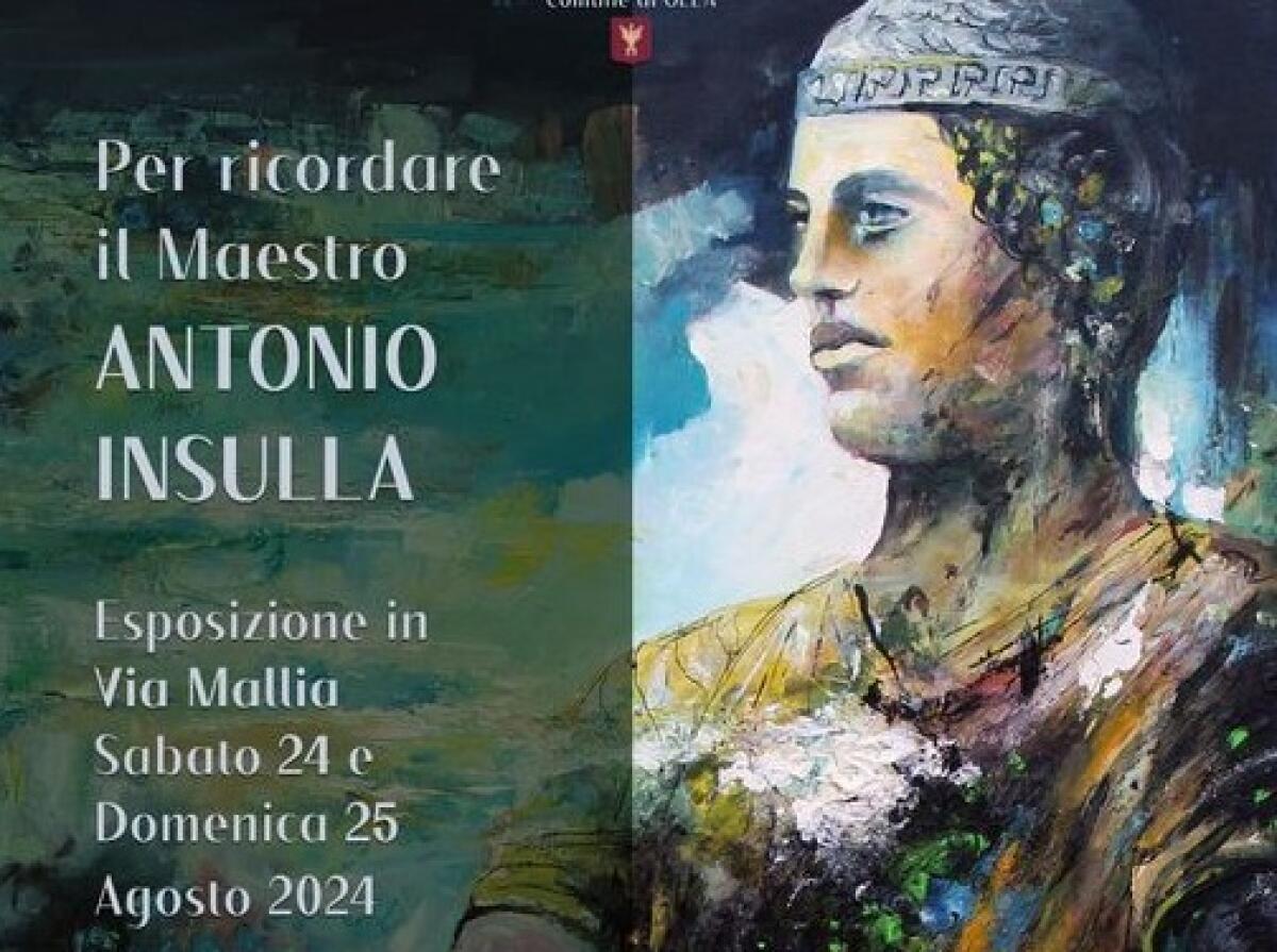 Il 24 e 25 agosto la mostra in ricordo di Antonio Insulla -