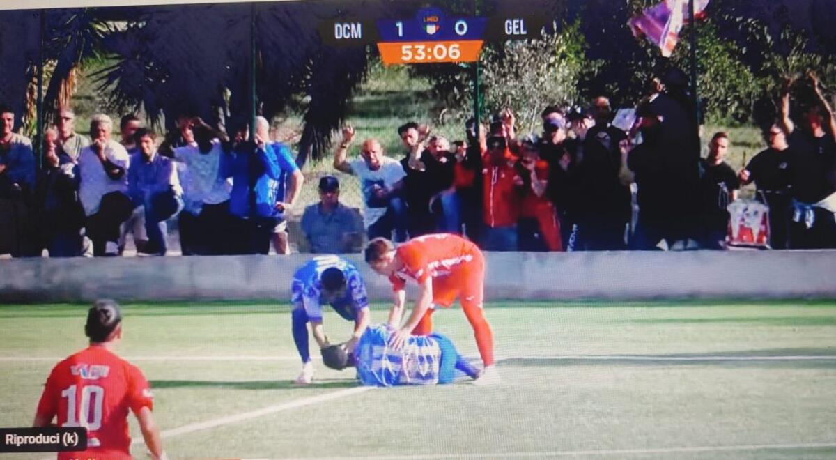 Gela, primo ko a Misilmeri, infortunio shock per Ficarrotta - 