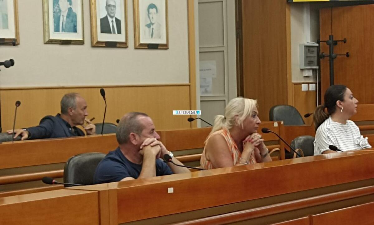 Consiglio, Cafa' incardina il ricorso per la decadenza di Cosentino: deciderà il giudice - Cosentino (al centro) in aula consiliare