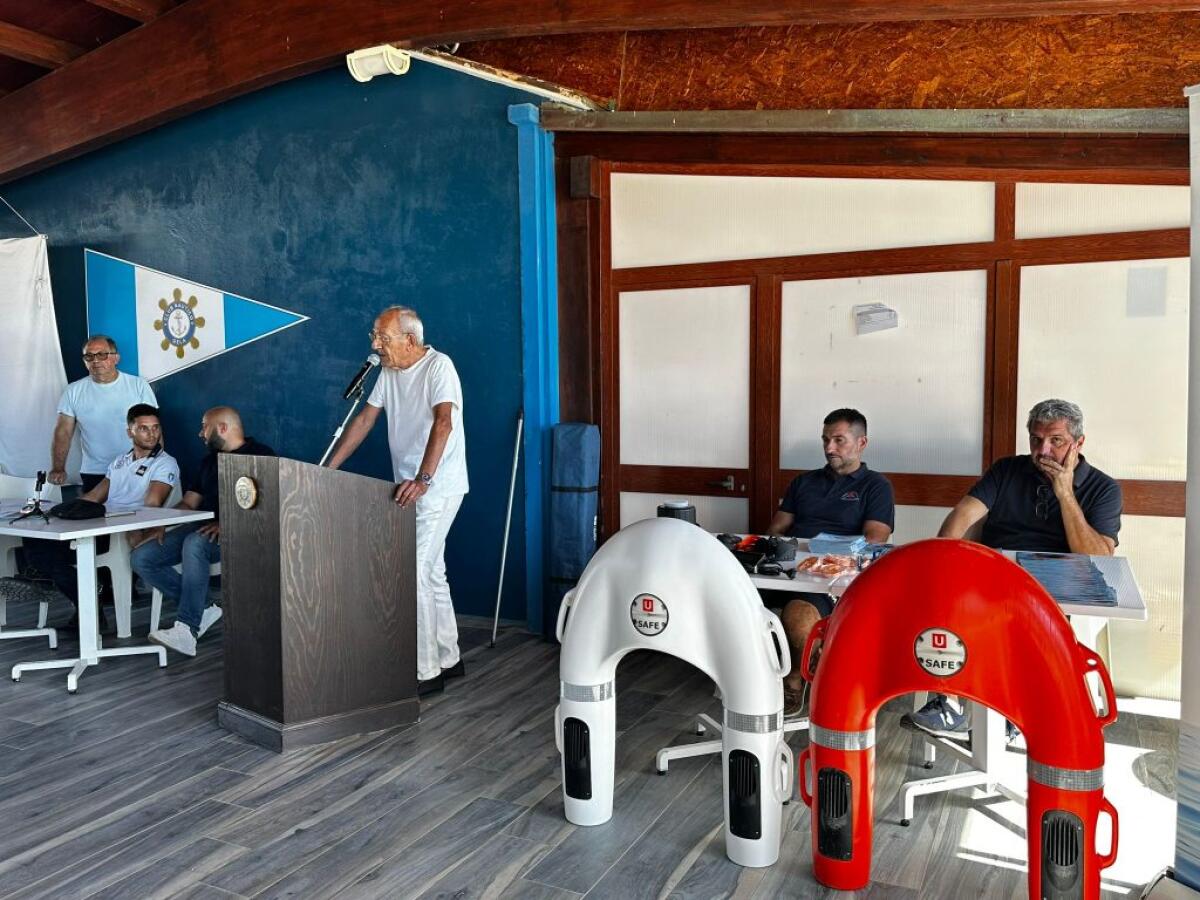 U-Safe, presentato per la prima volta in Sicilia il salvagente a propulsione - 