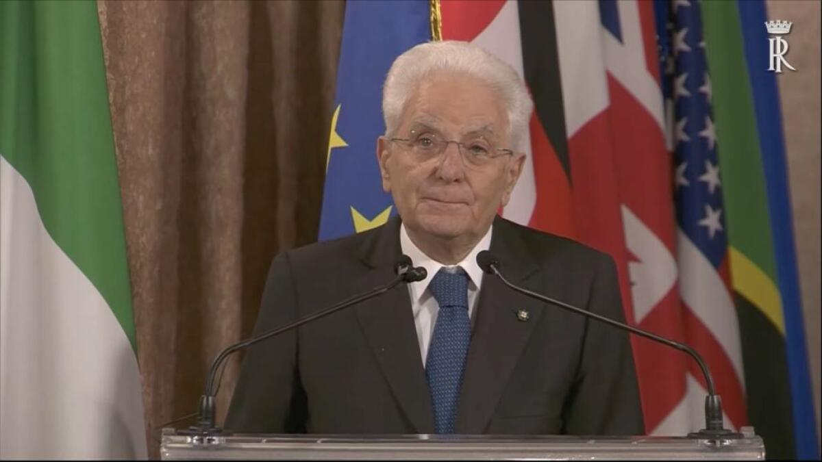 Mattarella “Nessun Paese può risolvere da solo questioni globali” - 
