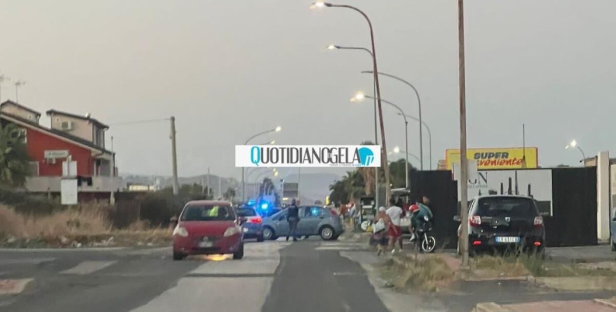 Automobilista bloccato dai poliziotti, ha cercato di fuggire senza fermarsi - La zona del posto di blocco organizzato dai poliziotti