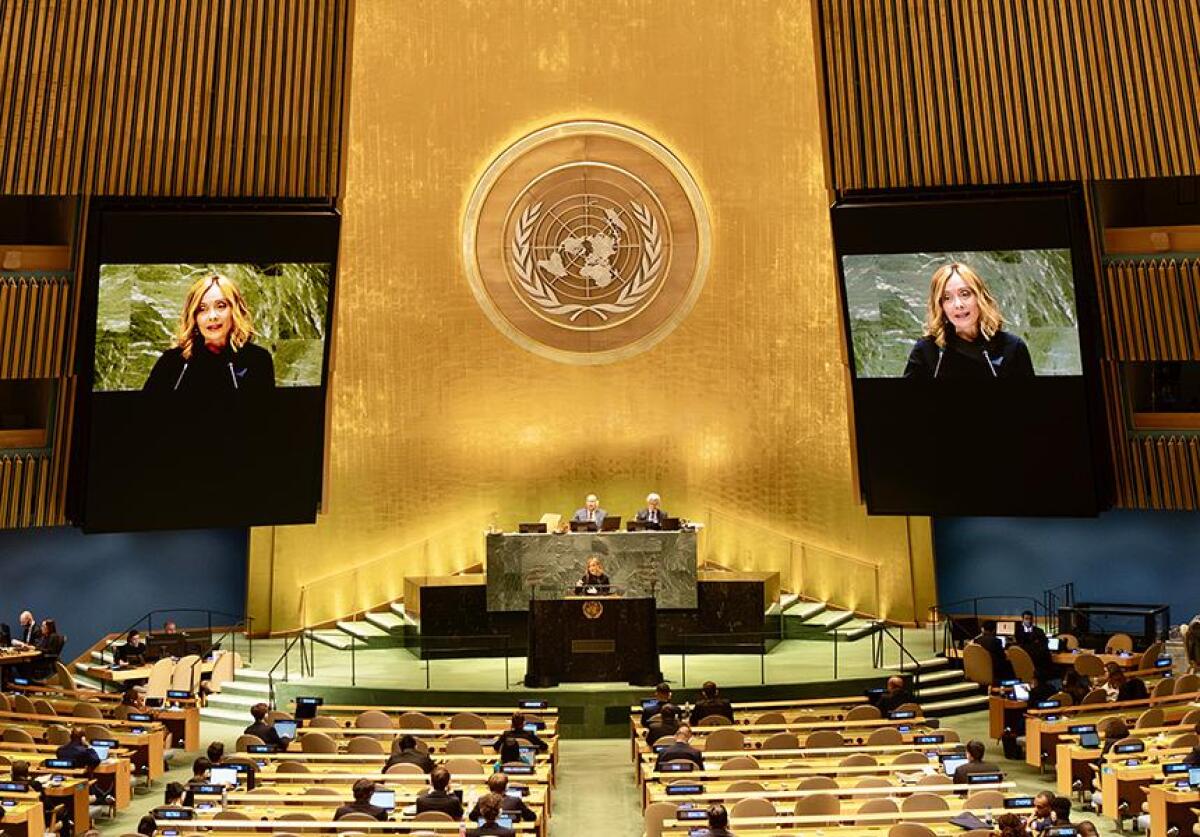 Meloni “Il destino ci sfida, ma l’Italia è pronta a fare la sua parte” - 