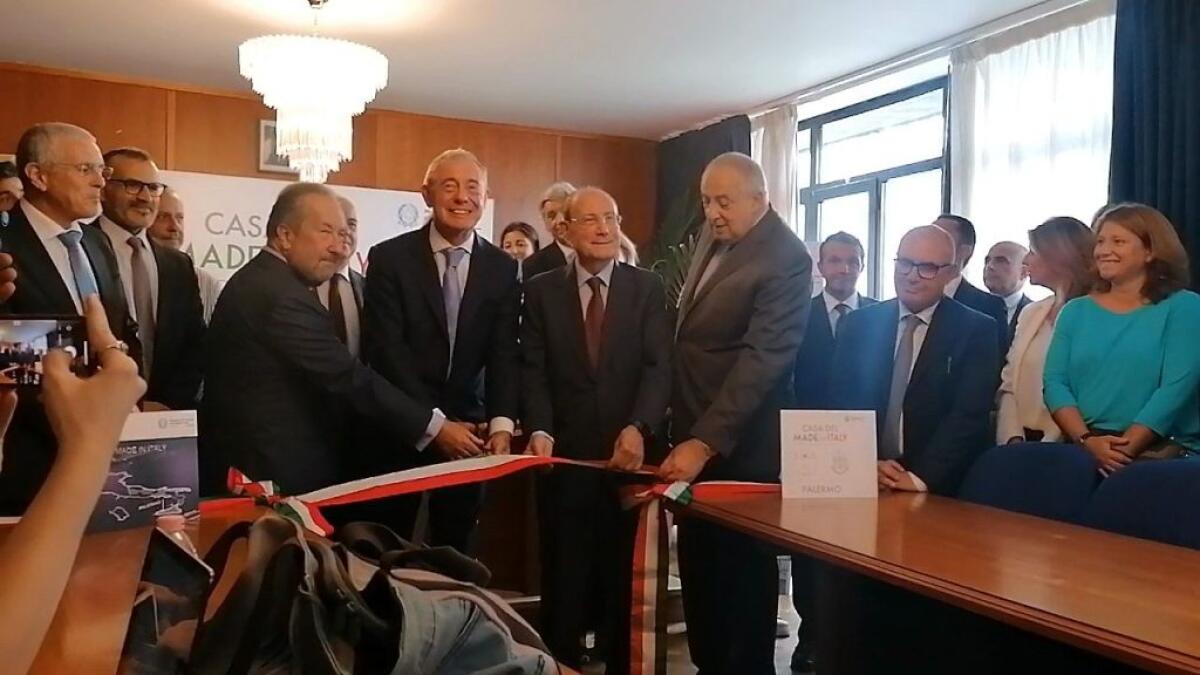 Urso inaugura a Palermo la Casa del Made in Italy -